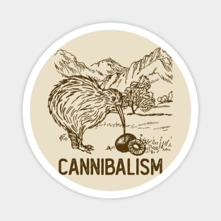 Kiwi Cannibalism Magnet